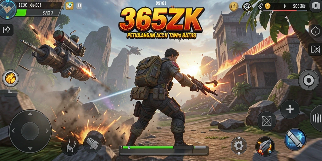 Tangkapan layar 365ZK menampilkan aksi mendebarkan dalam gameplay.
