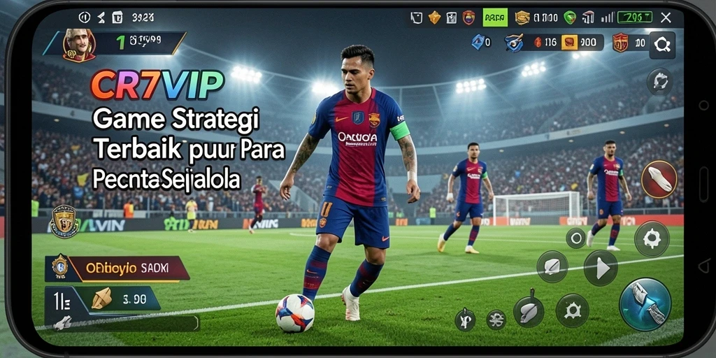 Screenshot gameplay CR7VIP menampilkan aksi seru di lapangan dengan grafik yang menarik.