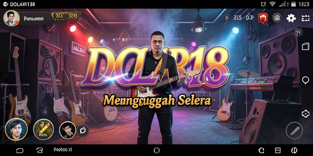 Screenshot utama DOLAR138 menampilkan gameplay yang penuh aksi dan musik.