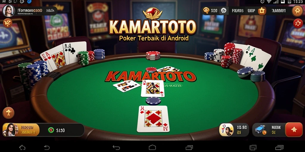 Tampilan gameplay seru di KAMARTOTO saat pemain bertanding.