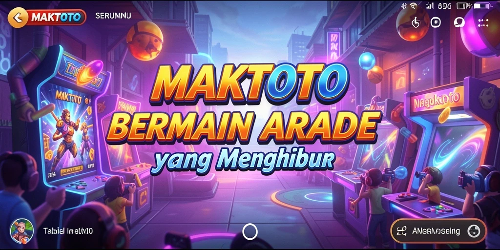 Tampilan gameplay seru dalam MAKTOTO dengan karakter menarik.