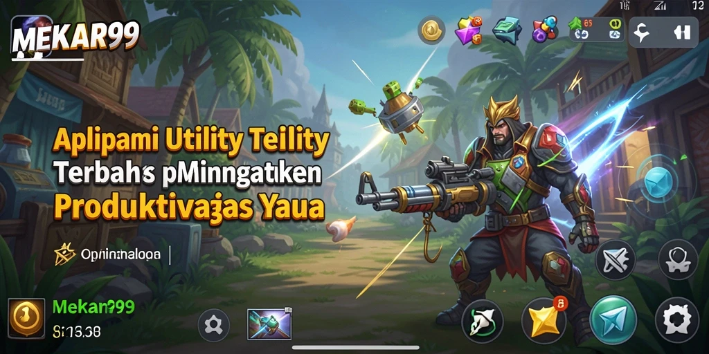 Tampilan antarmuka aplikasi MEKAR99 yang user-friendly.