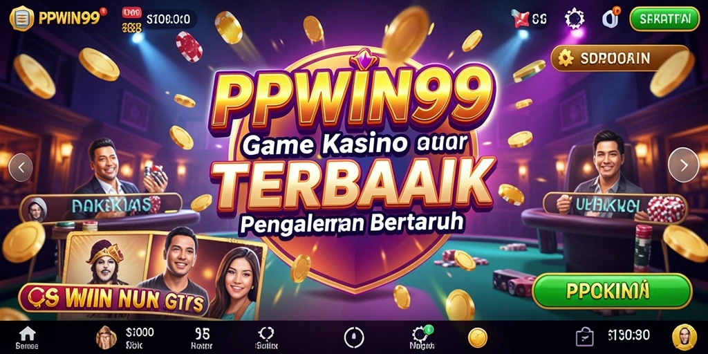 Tampilan menarik dari pengalaman bermain game Kasino di PPWIN99.